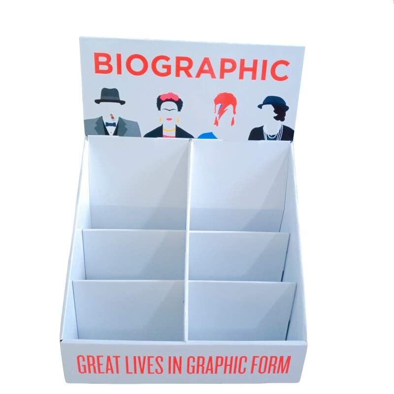Retail Store Corrugated Counter Display Boxes Glossy / Matte Lamination Customized